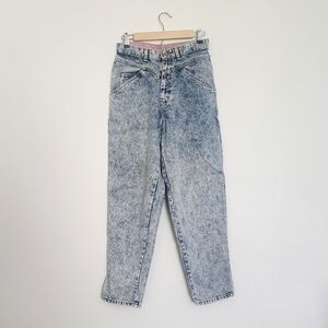 Vintage Sasson Women's High-Waisted Acid Wash Jeans Size 10/ Medium